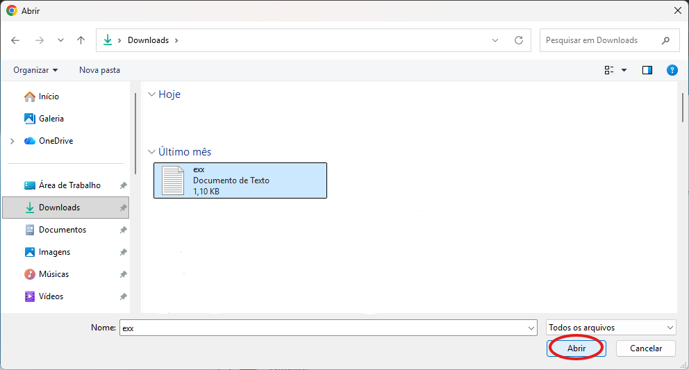 Arquivo do computador